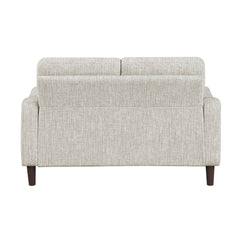 Linden Beige Loveseat - Ornate Home