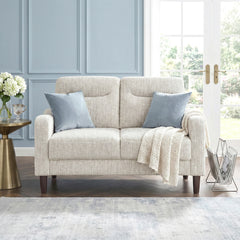 Linden Beige Loveseat - Ornate Home