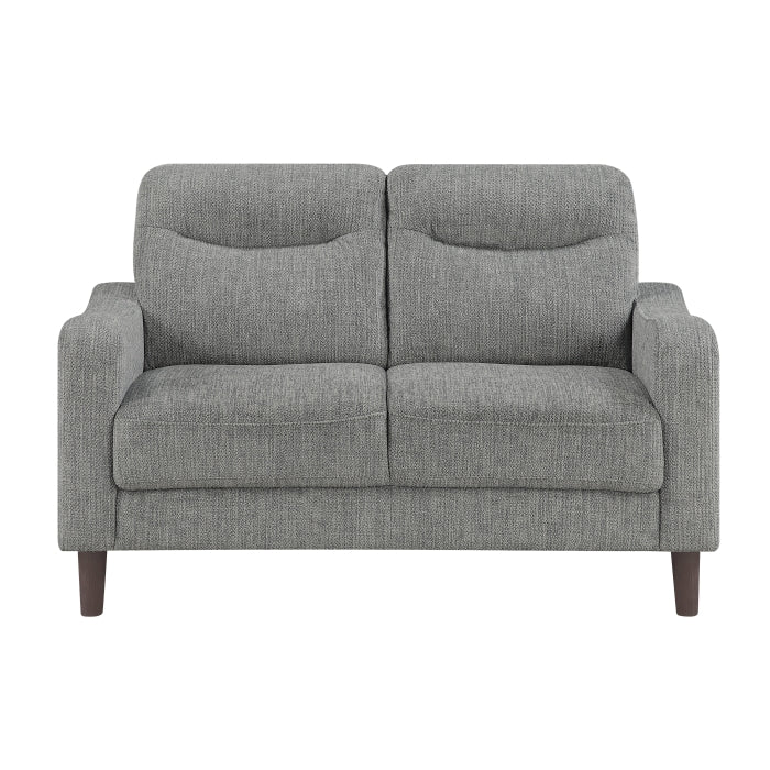 Linden Gray Loveseat - Ornate Home