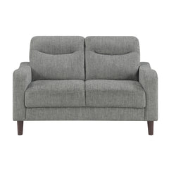 Linden Gray Loveseat - Ornate Home