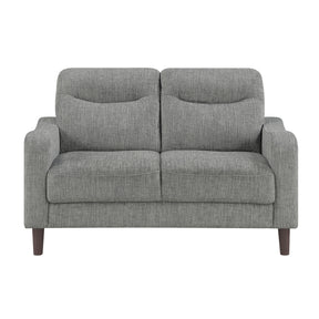 Linden Gray Loveseat - Ornate Home