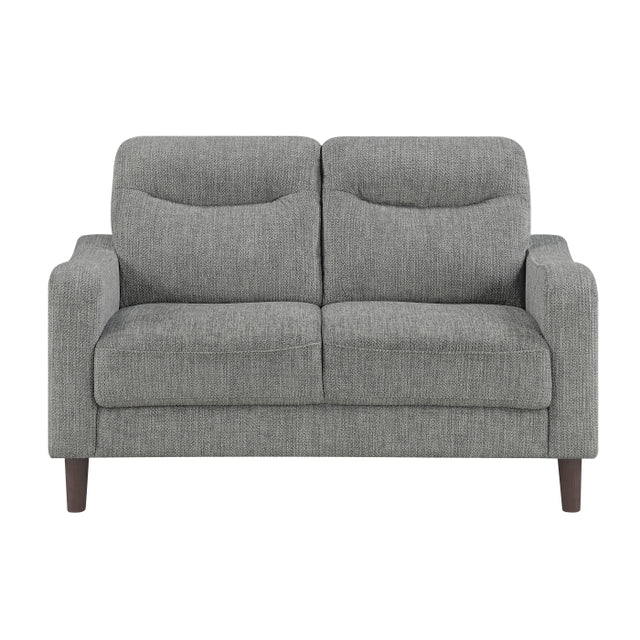Linden Gray Loveseat - Ornate Home