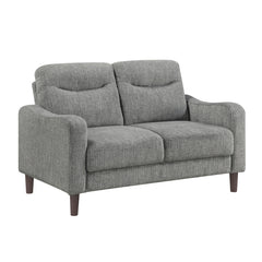 Linden Gray Loveseat - Ornate Home