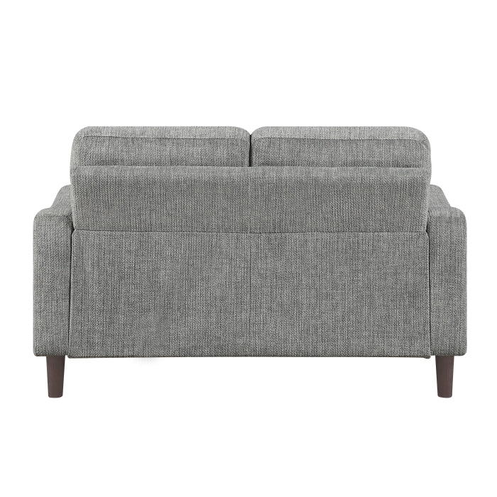 Linden Gray Loveseat - Ornate Home