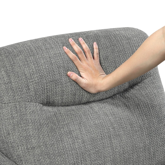 Linden Gray Loveseat - Ornate Home