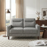 Linden Gray Loveseat - Ornate Home