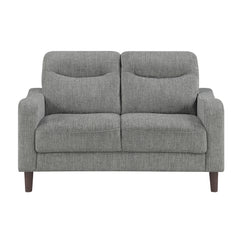 Linden Gray Loveseat - Ornate Home