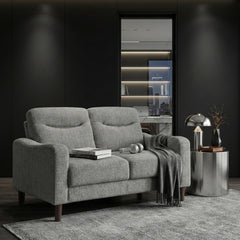 Linden Gray Loveseat - Ornate Home