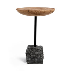 Linden Heartwood Natural 18" Round End Table