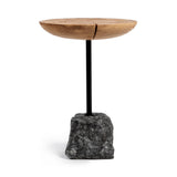 Linden Heartwood Natural 18" Round End Table