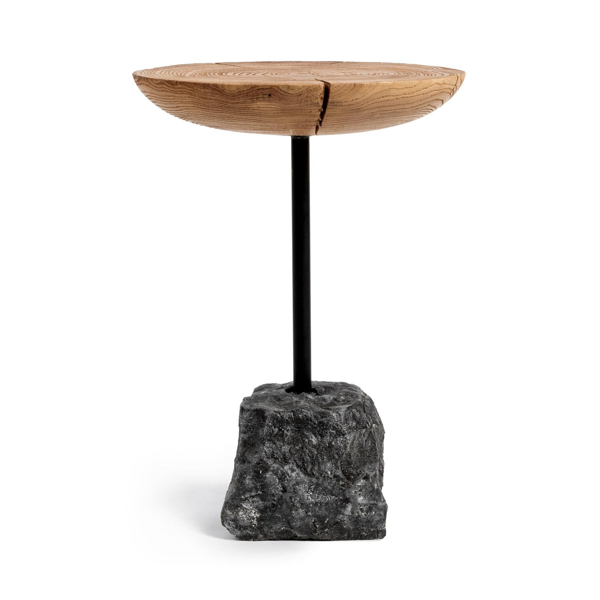 Linden Heartwood Natural 18" Round End Table