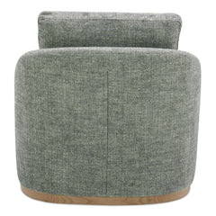 Linden Slated Moss Swivel Chair - Ornate Home