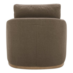 Linden Soft Taupe Swivel Chair - Ornate Home