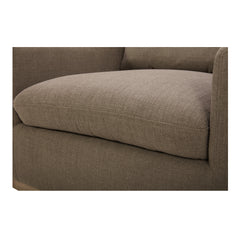 Linden Soft Taupe Swivel Chair - Ornate Home
