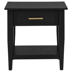 Lindenton Black 3-piece Wood Lift-Top Coffee and End Table Set - Ornate Home