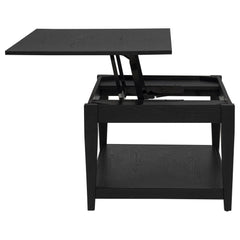 Lindenton Black 3-piece Wood Lift-Top Coffee and End Table Set - Ornate Home
