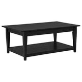 Lindenton Black Lift-Top Occasional Cocktail Coffee Table - Ornate Home