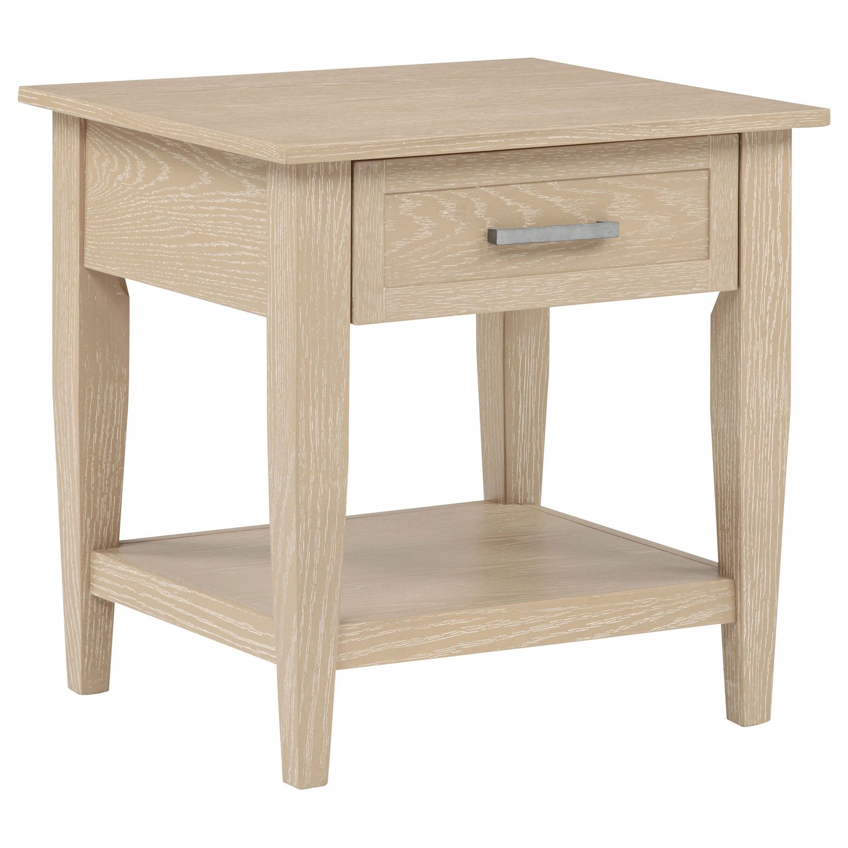 Lindenton Blonde 1-drawer Wood Occasional Side End Table - Ornate Home