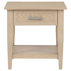 Lindenton Blonde 1-drawer Wood Occasional Side End Table - Ornate Home