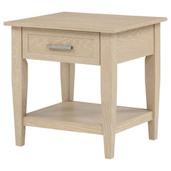 Lindenton Blonde 1-drawer Wood Occasional Side End Table - Ornate Home