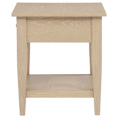 Lindenton Blonde 1-drawer Wood Occasional Side End Table - Ornate Home
