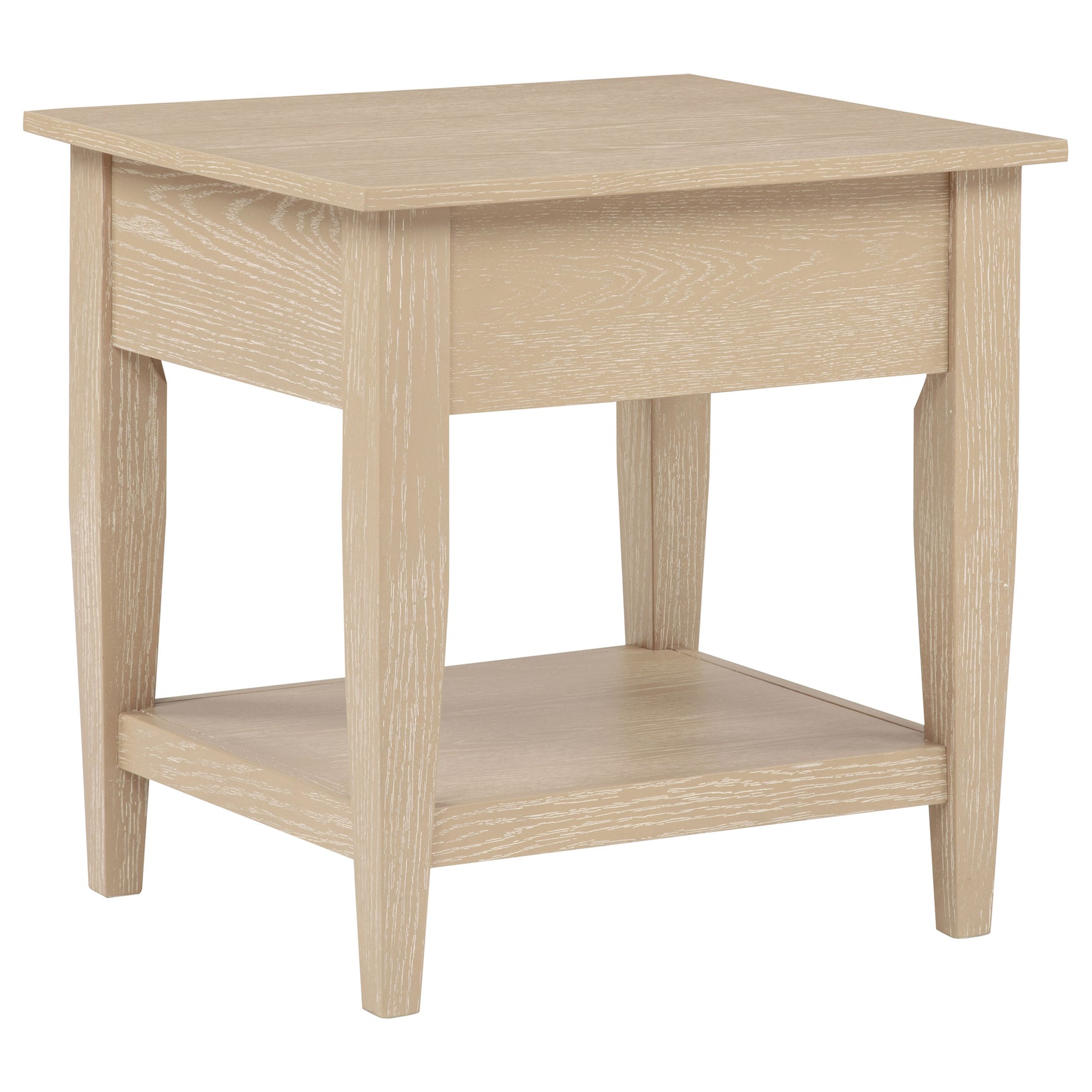 Lindenton Blonde 1-drawer Wood Occasional Side End Table - Ornate Home