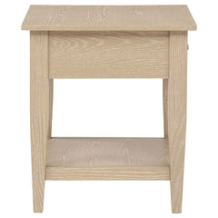 Lindenton Blonde 1-drawer Wood Occasional Side End Table - Ornate Home