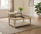 Lindenton Blonde Lift-Top Occasional Cocktail Coffee Table - Ornate Home