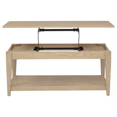 Lindenton Blonde Lift-Top Occasional Cocktail Coffee Table - Ornate Home