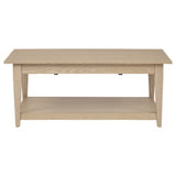 Lindenton Blonde Lift-Top Occasional Cocktail Coffee Table - Ornate Home