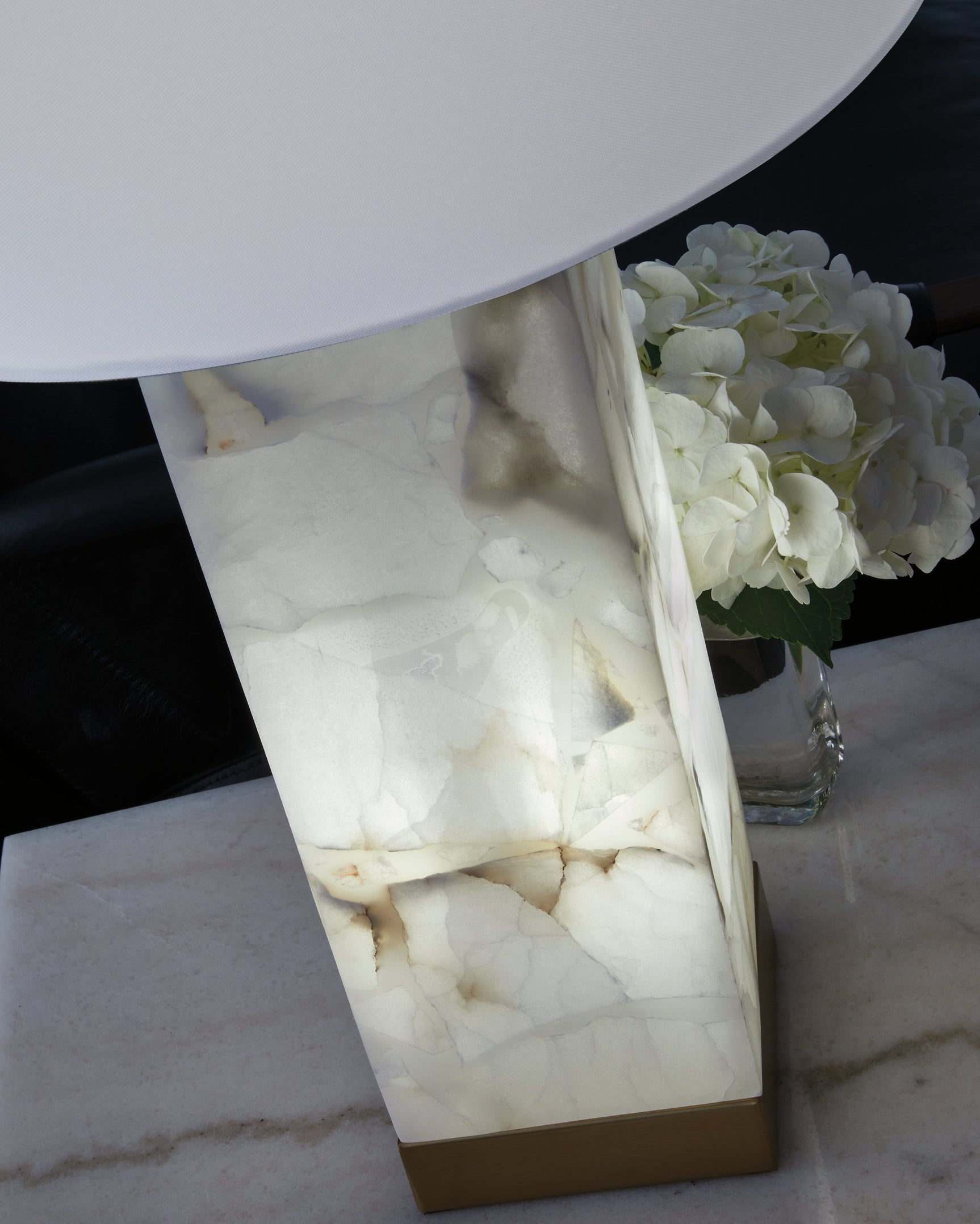 Linderfield White/Gold Finish Table Lamp (Online Special Price) - Ornate Home