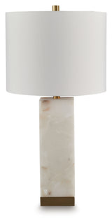 Linderfield White/Gold Finish Table Lamp - Ornate Home