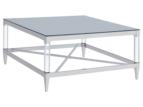 Lindley Chrome Coffee Table - Ornate Home