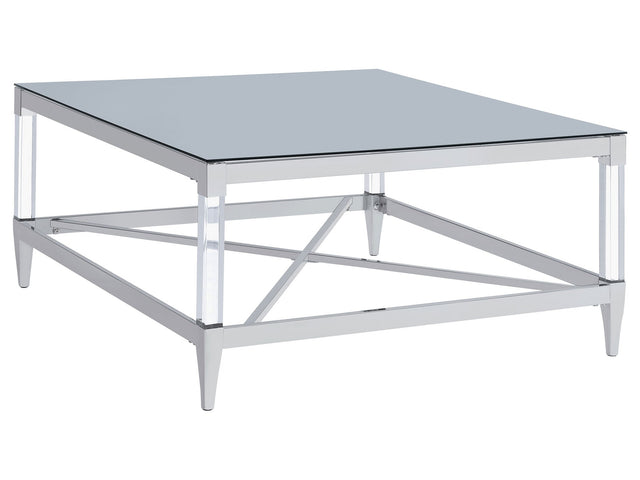 Lindley Chrome Coffee Table - Ornate Home