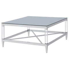 Lindley Chrome Coffee Table - Ornate Home