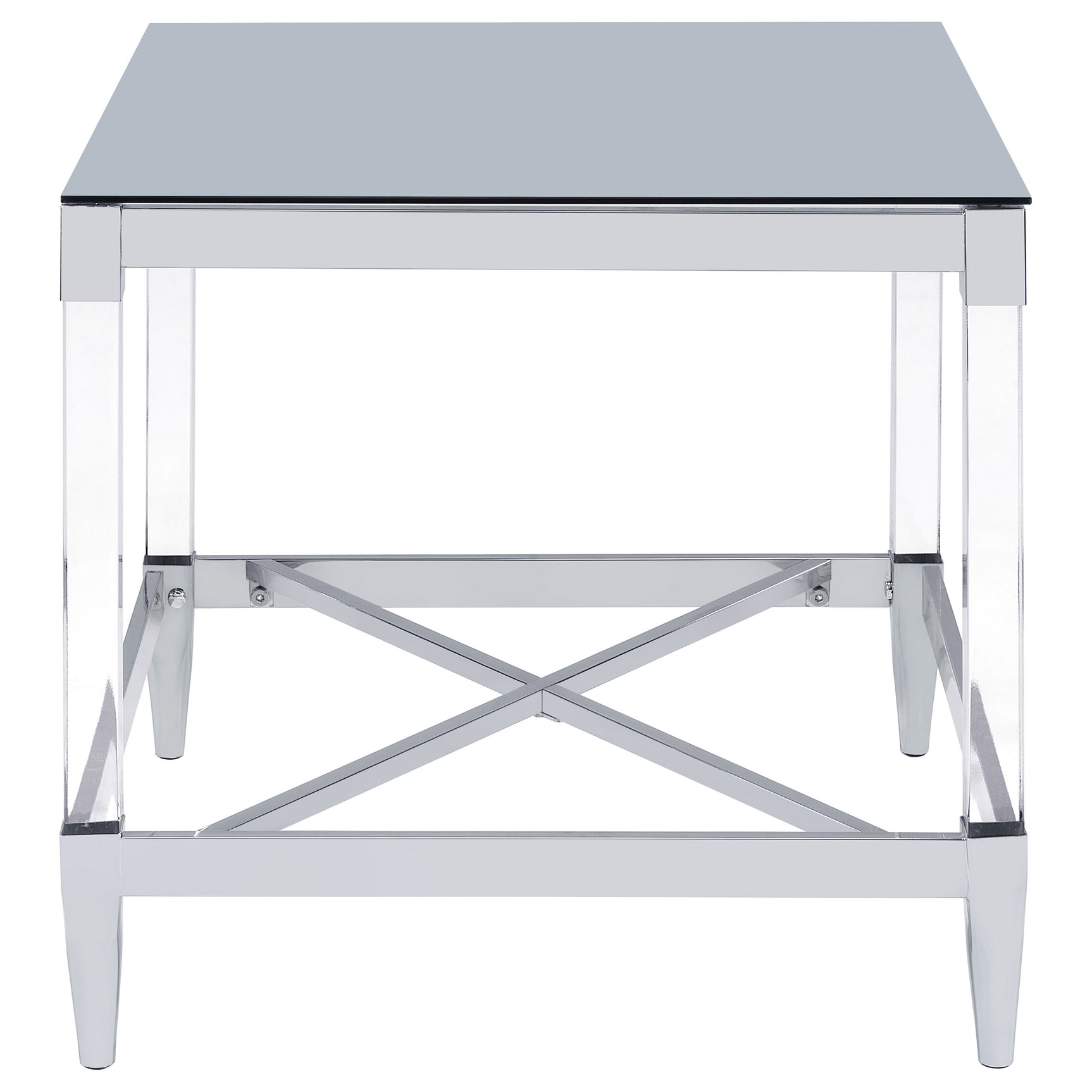 Lindley Chrome End Table - Ornate Home