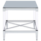 Lindley Chrome End Table - Ornate Home