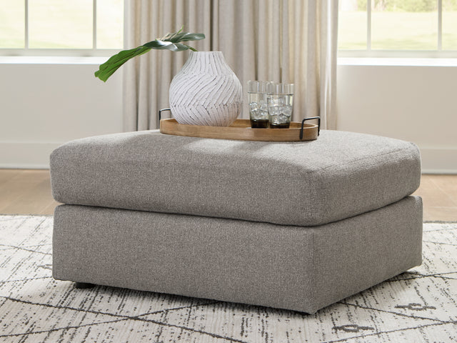 Lindon Smoke Oversized Accent Ottoman (Online Special Price) - Ornate Home