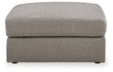 Lindon Smoke Oversized Accent Ottoman (Online Special Price) - Ornate Home