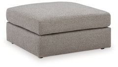 Lindon Smoke Oversized Accent Ottoman - Ornate Home