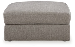 Lindon Smoke Oversized Accent Ottoman - Ornate Home