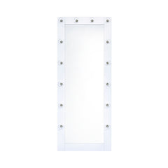 Lindy Glossy White Floor Mirror - Ornate Home