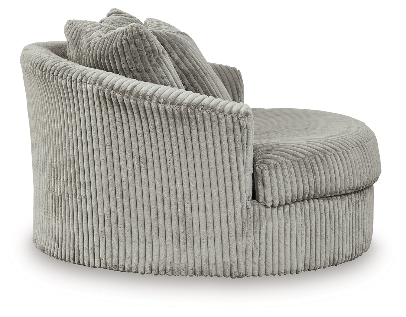 Lindyn Fog 2-Piece Sectional Sofa and Oversized Swivel Accent Chair (Online Special Price) - Ornate Home