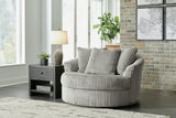 Lindyn Fog 2-Piece Sectional Sofa and Oversized Swivel Accent Chair (Online Special Price) - Ornate Home