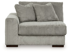 Lindyn Fog 2-Piece Sectional Sofa and Oversized Swivel Accent Chair - Ornate Home