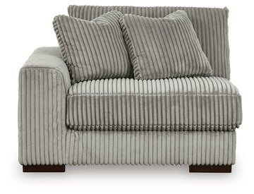 Lindyn Fog 2-Piece Sectional Sofa and Oversized Swivel Accent Chair - Ornate Home