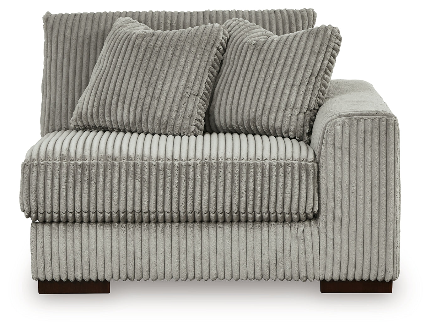 Lindyn Fog 2-Piece Sectional Sofa and Oversized Swivel Accent Chair - Ornate Home