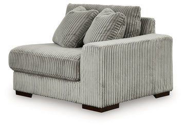Lindyn Fog 2-Piece Sectional Sofa and Oversized Swivel Accent Chair - Ornate Home
