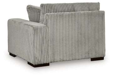 Lindyn Fog 2-Piece Sectional Sofa and Oversized Swivel Accent Chair - Ornate Home