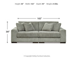 Lindyn Fog 2-Piece Sectional Sofa and Oversized Swivel Accent Chair - Ornate Home
